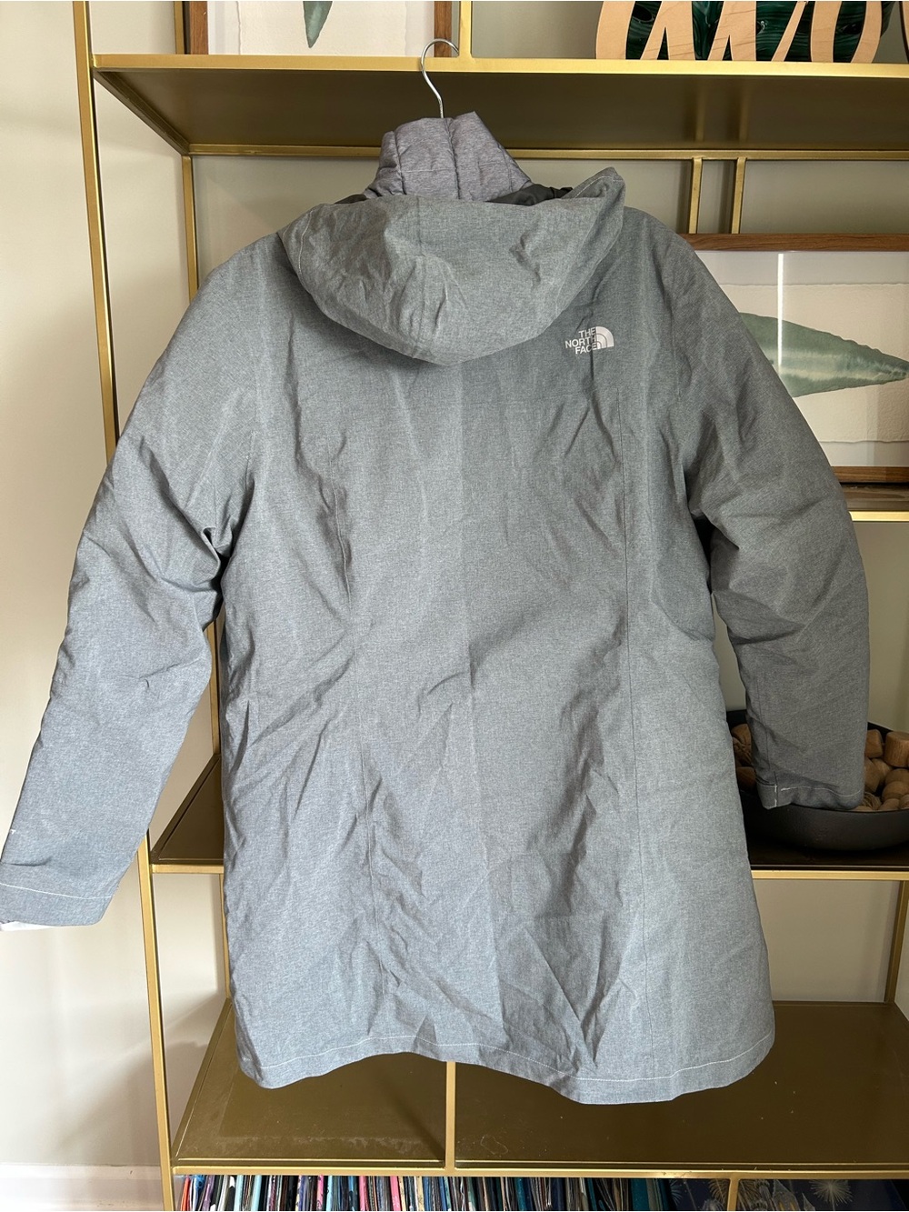 NWT North Face Women’s ThermoBall Eco Triclimate 3-in-1 Jacket Grey XL $330 - Picture 5 of 8